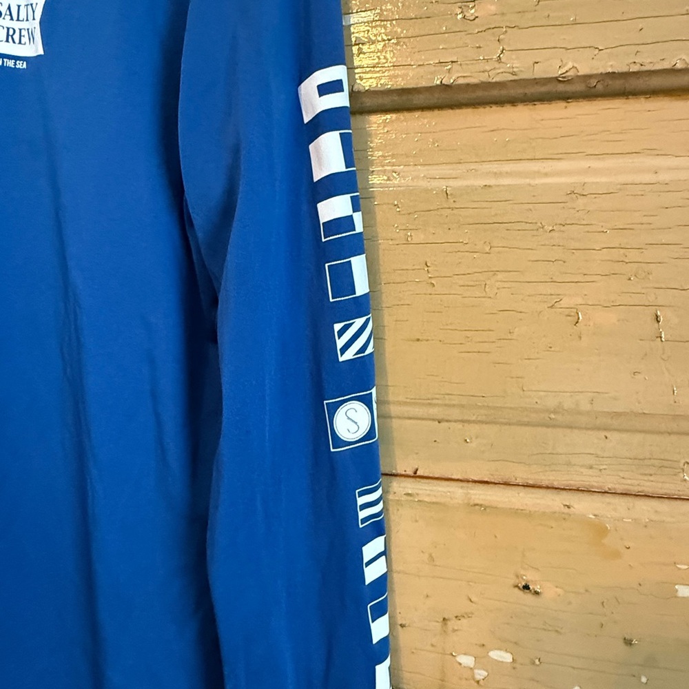 Salty Crew Royal Blue Rash Guard - Picture 4 of 5